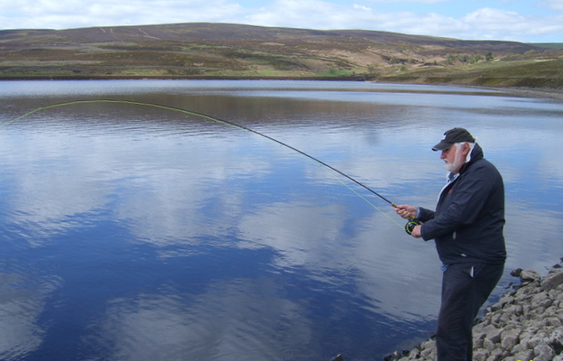 Fly Fishing at Lower Barden Reservoir
